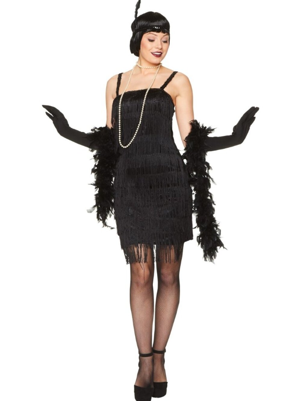 Flapper Black Dress size Medium